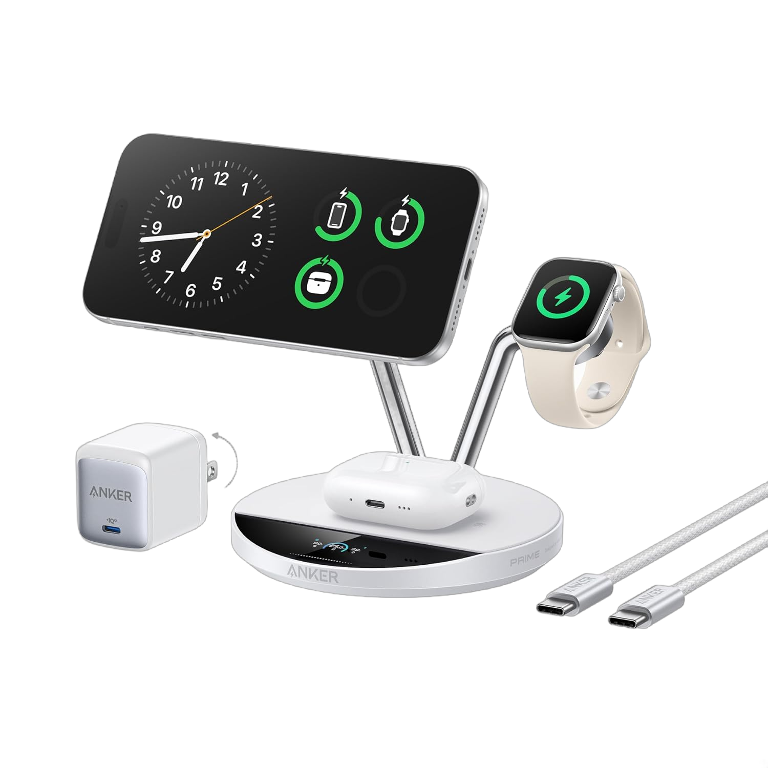 Prime Wireless Charging Station (3-in-1, MagGo, AirCool, Dock Stand) I2
