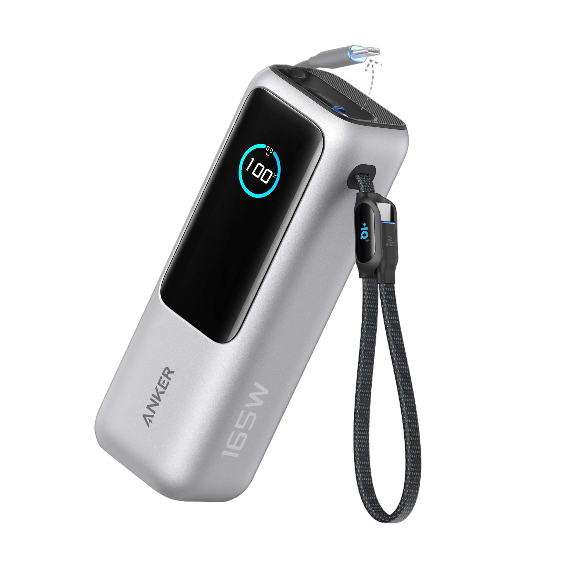Laptop Power Bank (25K, 165W, Built-In and Retractable Cables) | Customizable J4